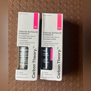 Overnight Detox Serum with Charcoal and Tea Tree Oil